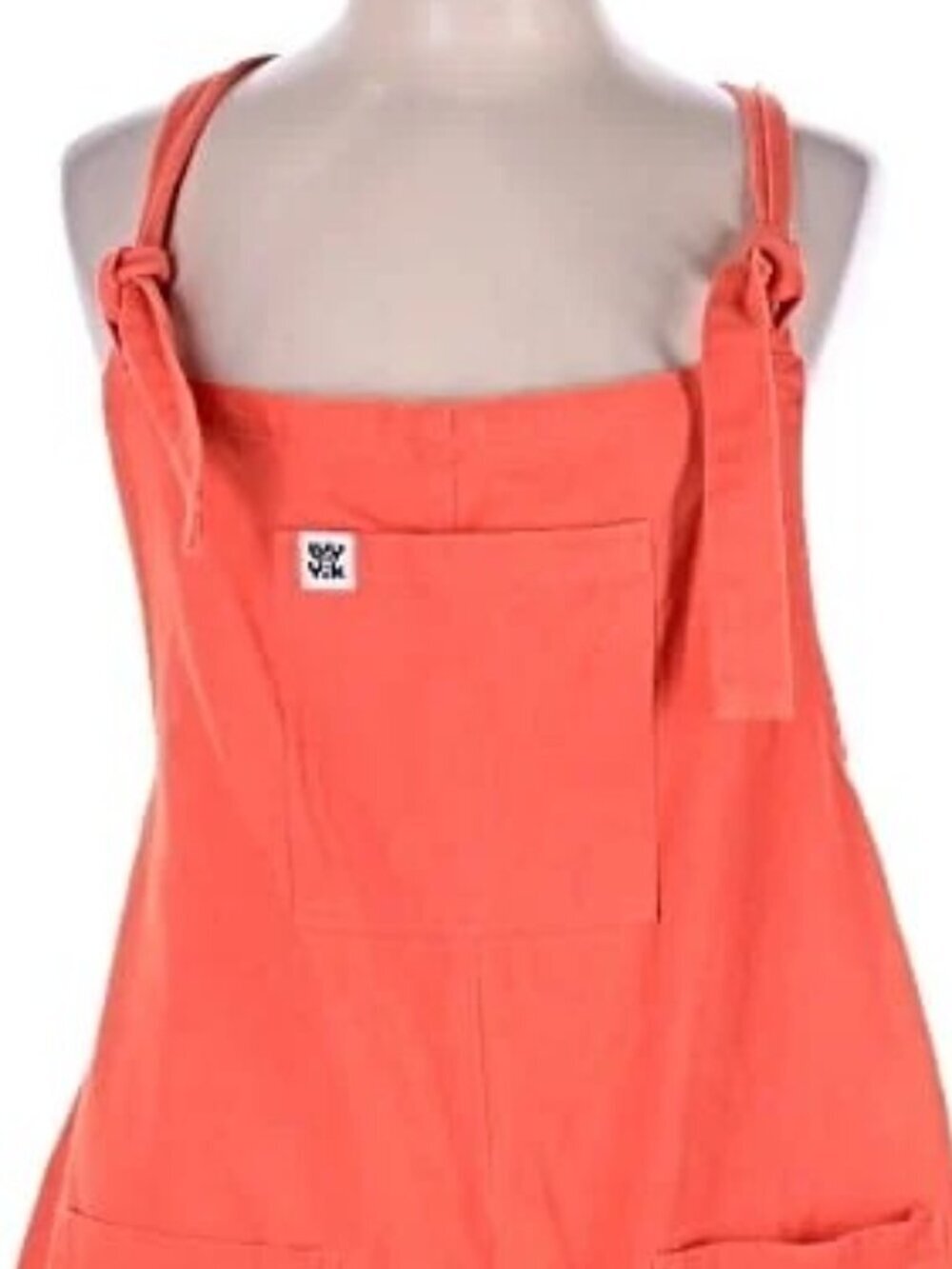 Lucy & Yak Original Dungarees Rust Orange Large / UK 14-16 New Organic Cotton - Picture 3 of 5